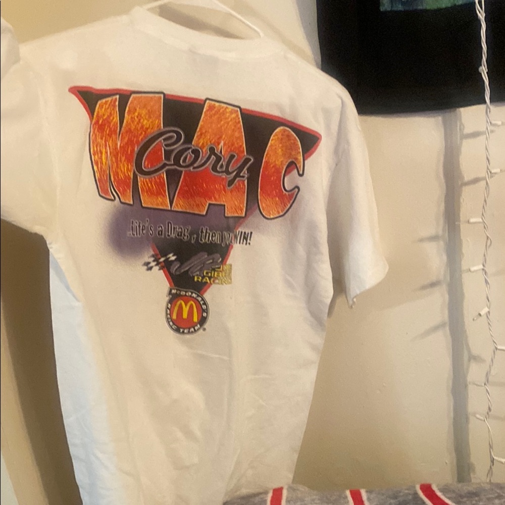 White MAC Racing Graphic Tee - Picture 4 of 16